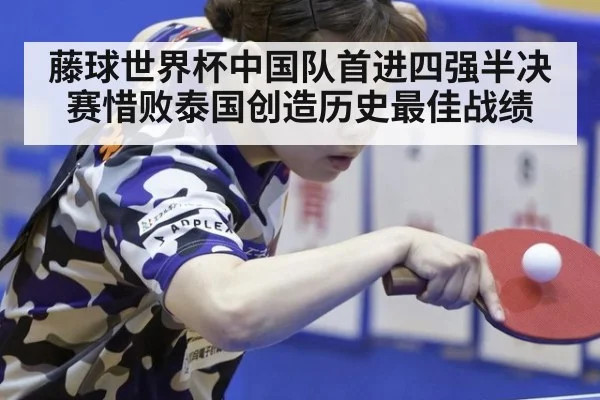 藤球世界杯中国队首进四强半决赛惜败泰国创造历史最佳战绩